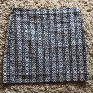 JCrew Factory Jacquard Mini Skirt